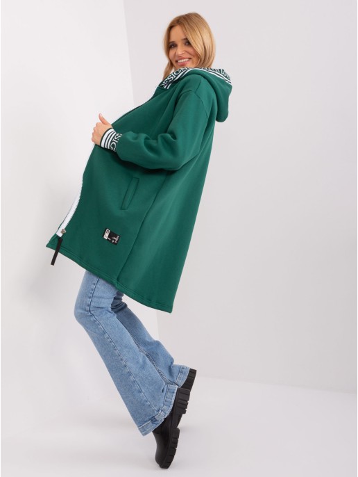 Bluza-RV-BL-9225.96P-ciemny zielony Bluza-RV-BL-9225.96P-ciemny zielony