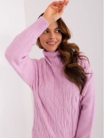 Sweter-AT-SW-23401.97P-jasny fioletowy 2