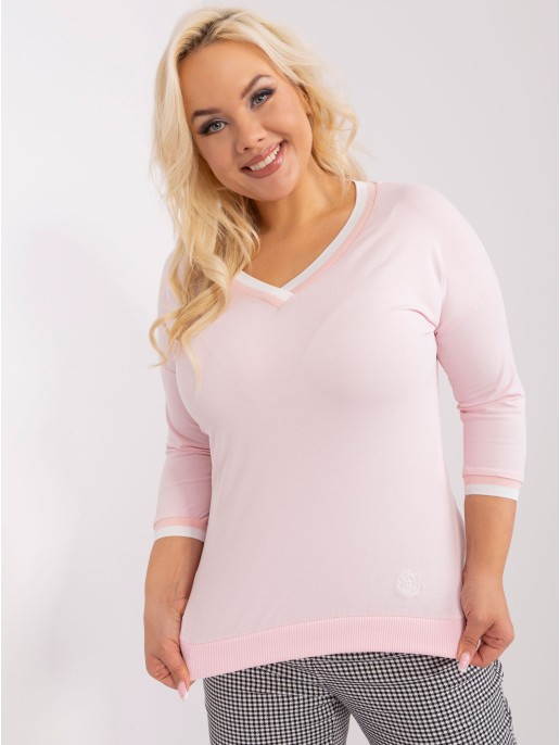 Bluzka-RV-BZ-8986.89P-jasny różowy Bluzka-RV-BZ-8986.89P-jasny różowy