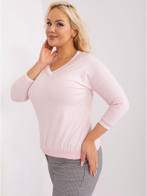 Bluzka-RV-BZ-8986.89P-jasny różowy Bluzka-RV-BZ-8986.89P-jasny różowy