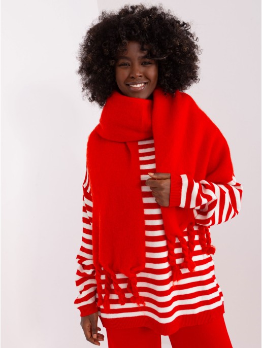 Szalik-AT-SZ-2313502.47P-czerwony Szalik-AT-SZ-2313502.47P-czerwony