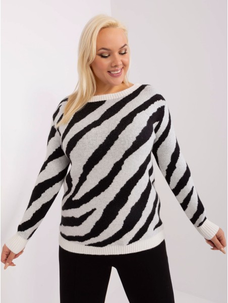 Sweter-PM-SW-PM785.23X-biało-czarny