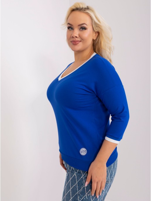 Bluzka-RV-BZ-8986.89P-kobaltowy Bluzka-RV-BZ-8986.89P-kobaltowy