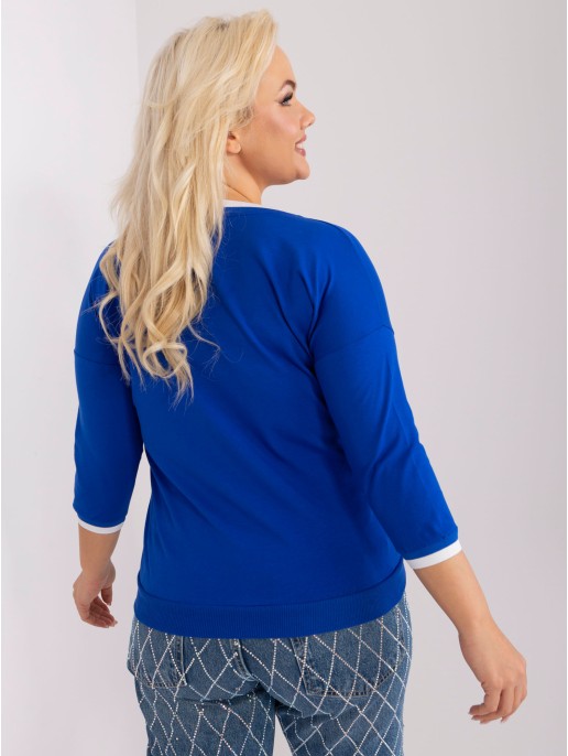 Bluzka-RV-BZ-8986.89P-kobaltowy Bluzka-RV-BZ-8986.89P-kobaltowy