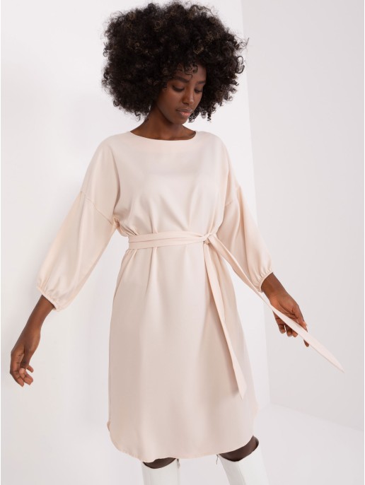 Sukienka-WN-SK-669.92P-jasny beżowy