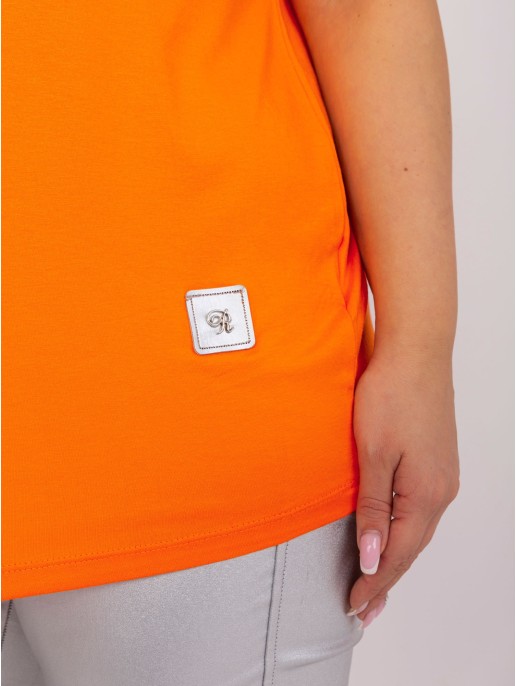 Bluzka-RV-BZ-3585.25-pomarańczowy Bluzka-RV-BZ-3585.25-pomarańczowy