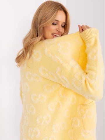 Sweter-AT-SW-234502.38X-jasny żółty 2