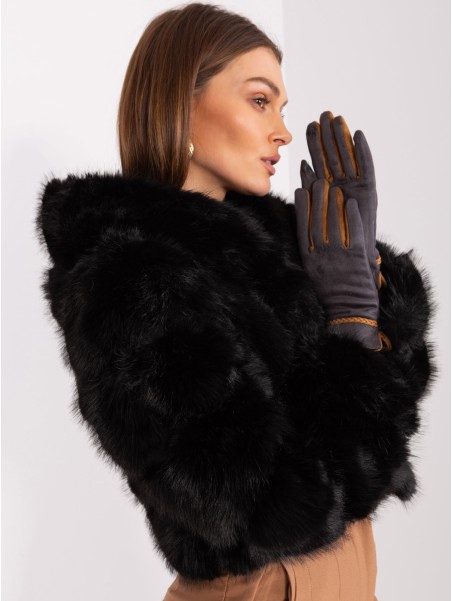 Rękawiczki-AT-RK-238601.25P-ciemny szary