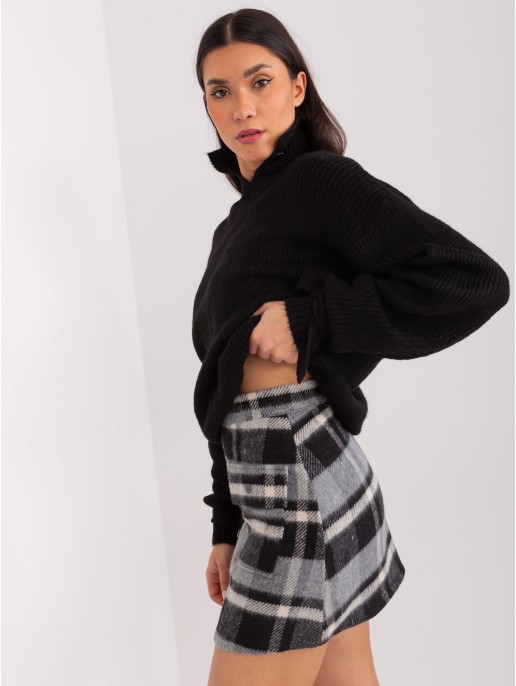 Sijonas tamsiai pilkas