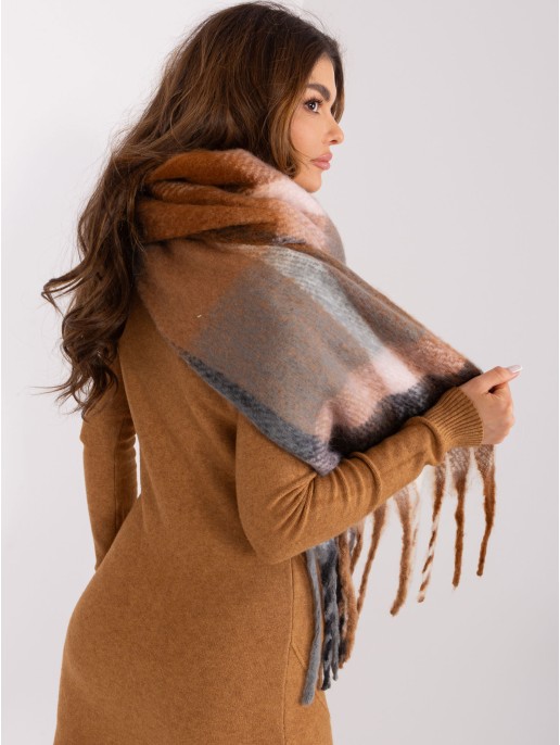 Szalik-AT-SZ-2313.31-brązowy Szalik-AT-SZ-2313.31-brązowy