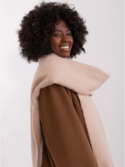 Szalik-AT-SZ-2313502.20P-ciemny bezowy Szalik-AT-SZ-2313502.20P-ciemny bezowy