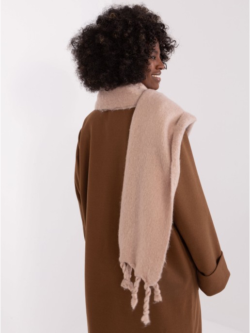 Szalik-AT-SZ-2313502.20P-ciemny bezowy Szalik-AT-SZ-2313502.20P-ciemny bezowy