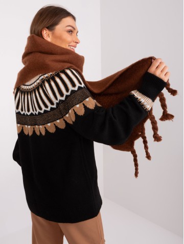Szalik-AT-SZ-2313502.76P-brązowy 2