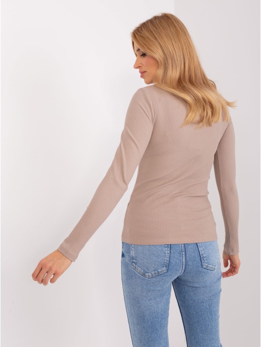 Bluzka-RV-BZ-9156.07-ciemny bezowy Bluzka-RV-BZ-9156.07-ciemny bezowy
