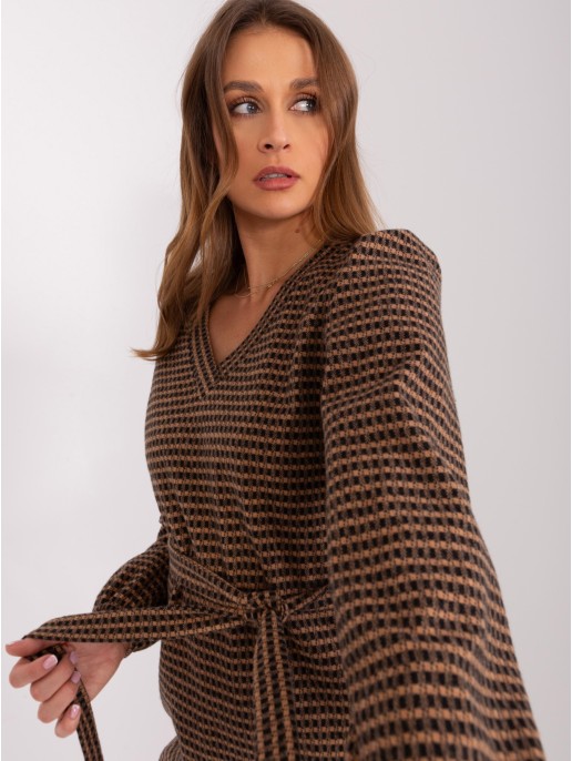 Sukienka-LK-SK-509474.50P-camelowy