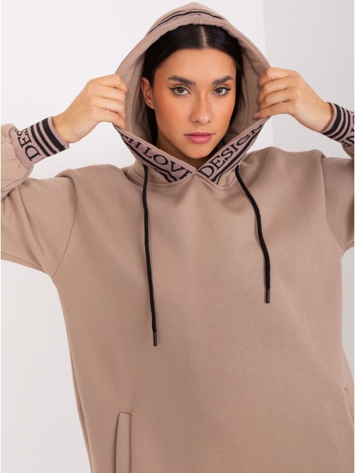 Tunika-RV-TU-9224.95P-ciemny bezowy Tunika-RV-TU-9224.95P-ciemny bezowy