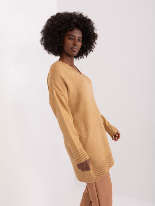 Sweter-BA-SW-0577.02P-camelowy Sweter-BA-SW-0577.02P-camelowy