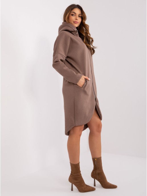 Bluza-RV-BL-4858-2.97P-brązowy Bluza-RV-BL-4858-2.97P-brązowy