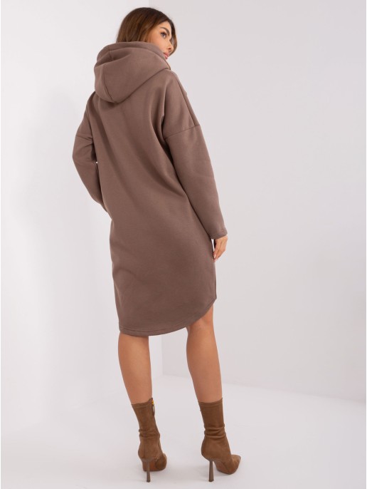 Bluza-RV-BL-4858-2.97P-brązowy Bluza-RV-BL-4858-2.97P-brązowy