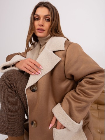 Kurtka-LK-KR-509454-1.96P-camelowy 2