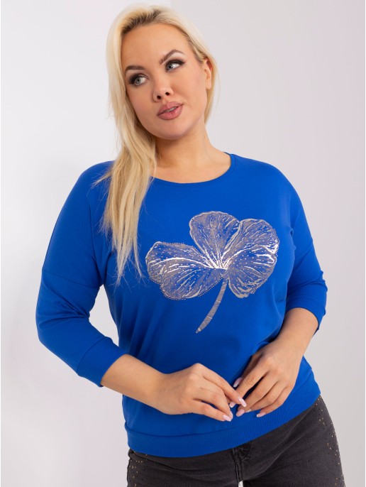 Bluzka-RV-BZ-9191.78-kobaltowy Bluzka-RV-BZ-9191.78-kobaltowy