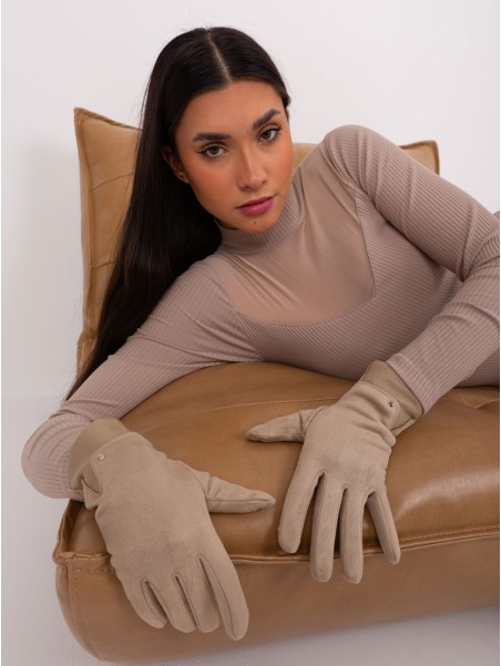 Rękawiczki-AT-RK-239507.94P-beżowy