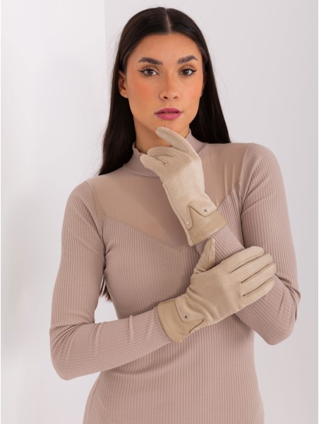 Rękawiczki-AT-RK-239507.94P-beżowy