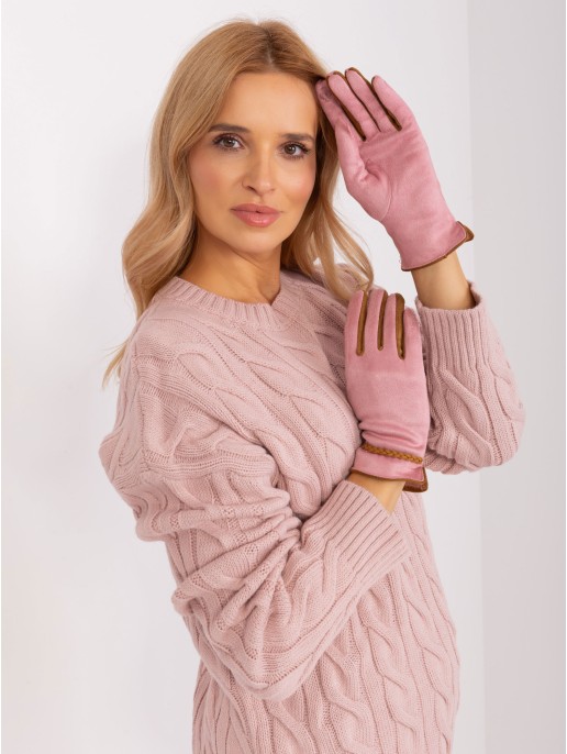 Rękawiczki-AT-RK-238601.25P-jasny różowy Rękawiczki-AT-RK-238601.25P-jasny różowy