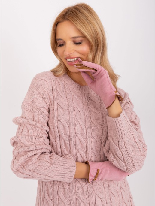 Rękawiczki-AT-RK-238601.25P-jasny różowy Rękawiczki-AT-RK-238601.25P-jasny różowy