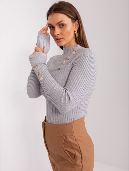 Sweter-PM-SW-PM-3217.08-szary