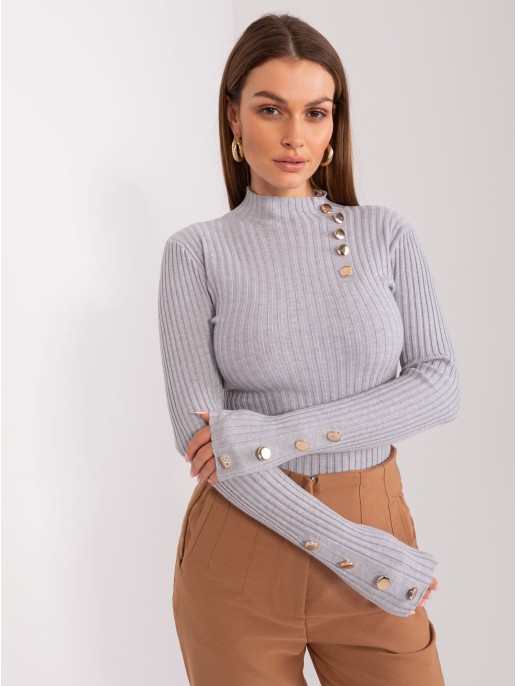 Sweter-PM-SW-PM-3217.08-szary Sweter-PM-SW-PM-3217.08-szary