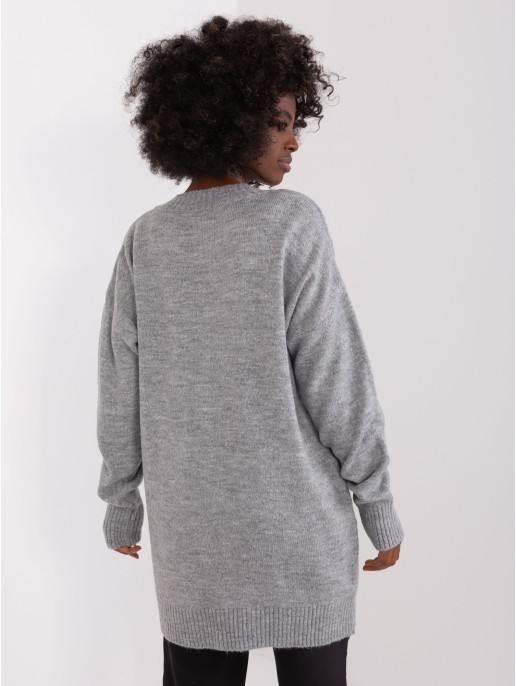 Sweter-BA-SW-0577.36X-szary Sweter-BA-SW-0577.36X-szary