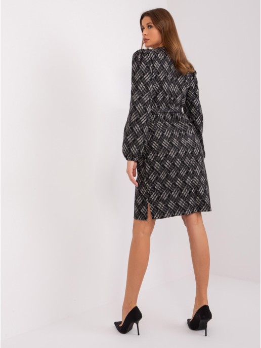 Sukienka-LK-SK-509474-1.52P-szaro-czarny Sukienka-LK-SK-509474-1.52P-szaro-czarny