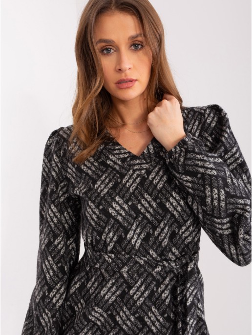 Sukienka-LK-SK-509474-1.52P-szaro-czarny Sukienka-LK-SK-509474-1.52P-szaro-czarny