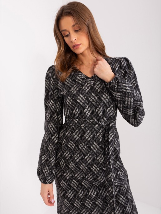 Sukienka-LK-SK-509474-1.52P-szaro-czarny Sukienka-LK-SK-509474-1.52P-szaro-czarny