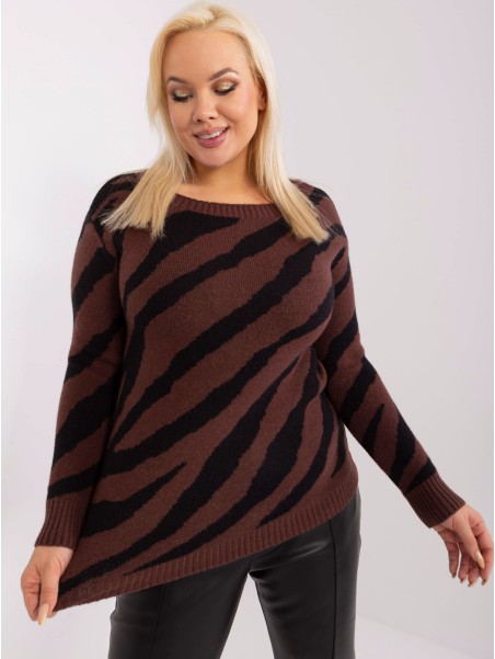 Sweter-PM-SW-PM785.23X-brązowy