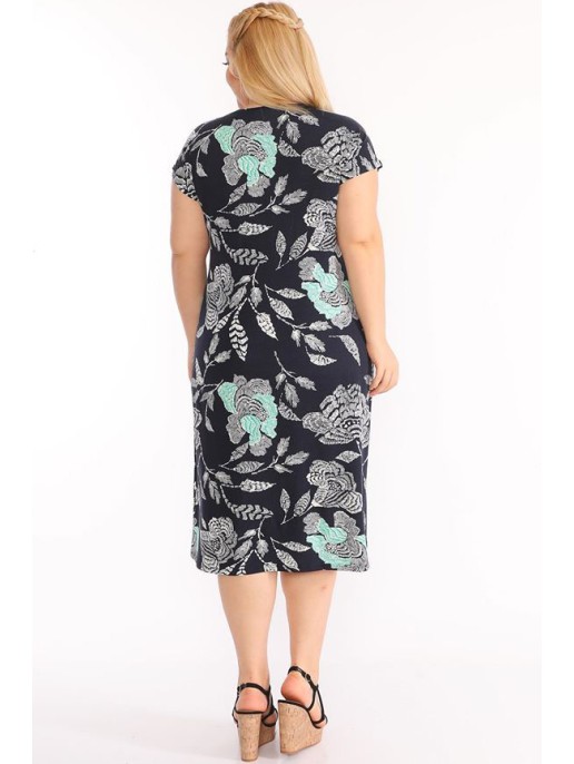 Vasaras kleita ar īsām piedurknēm Vasaras kleita ar īsām piedurknēm