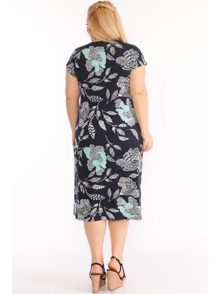 Vasaras kleita ar īsām piedurknēm