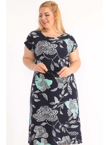 Lühikeste varrukatega suvekleit