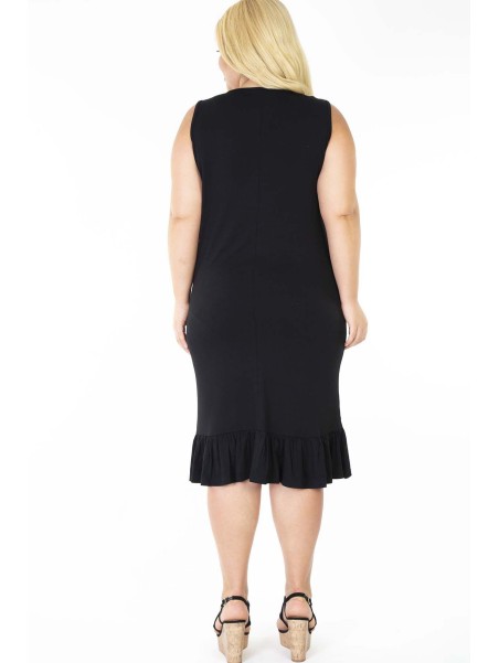 Must varrukateta kleit