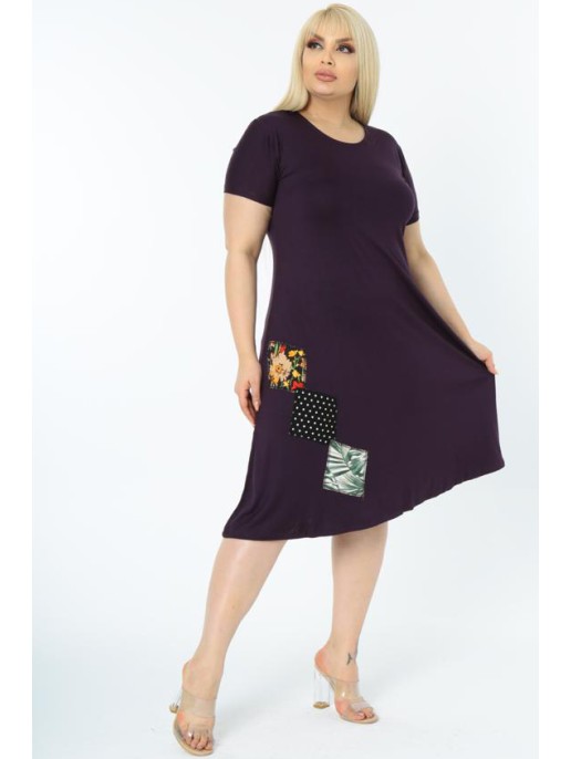 Tamsiai violetinė suknelė Tamsiai violetinė suknelė