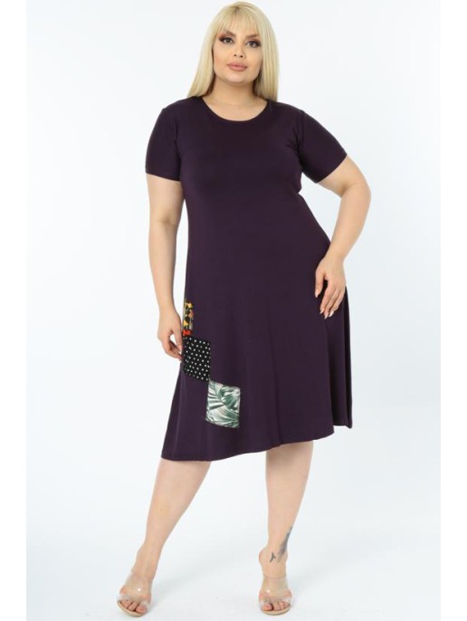 Tamsiai violetinė suknelė Tamsiai violetinė suknelė