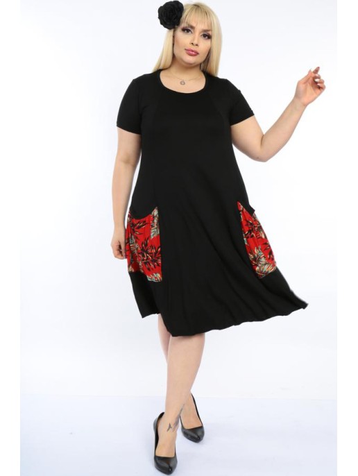 Laiendav must kleit Laiendav must kleit