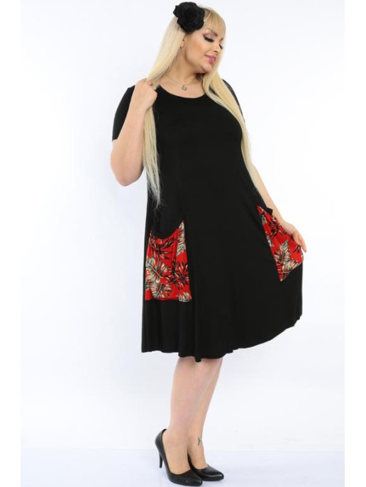 Расклешенное черное платье Расклешенное черное платье