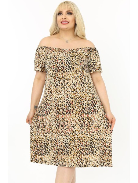 Женское повседневное платье с рисунком