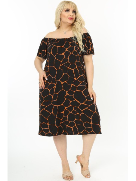 Красочное летнее платье