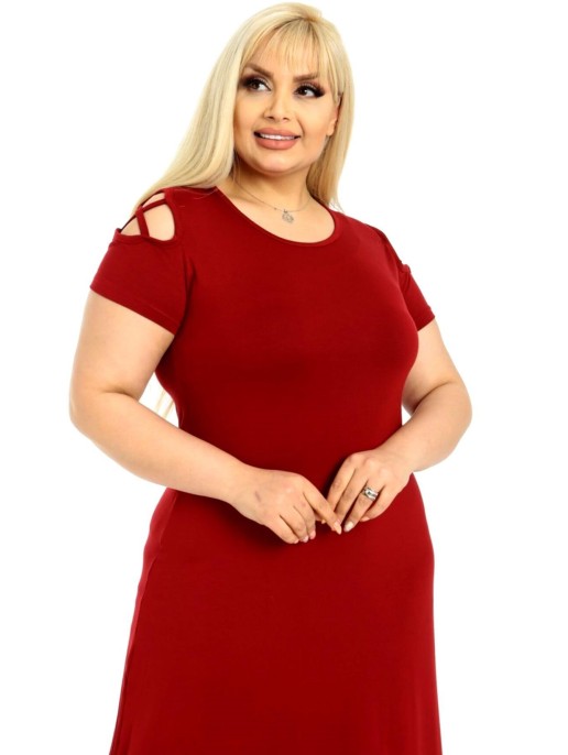 Bordinė suknelė su prakarpomis Bordinė suknelė su prakarpomis