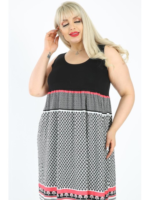 Mustriline varrukateta kleit Mustriline varrukateta kleit