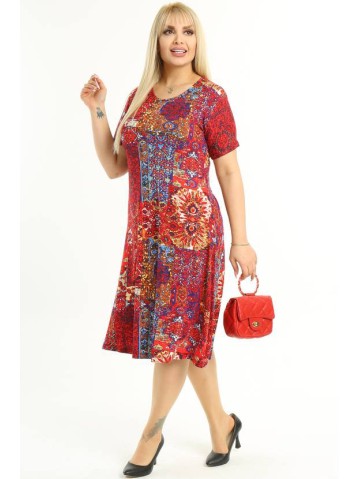 Marga suknelė su raštais 2