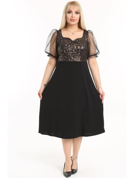 Красивое платье с пышными рукавами из... Красивое платье с пышными рукавами из...